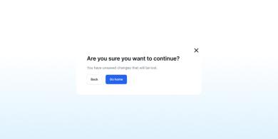 Modal component